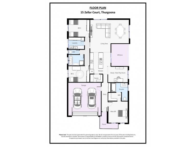 15 Zellar Court, Thurgoona NSW 2640 Floorplan