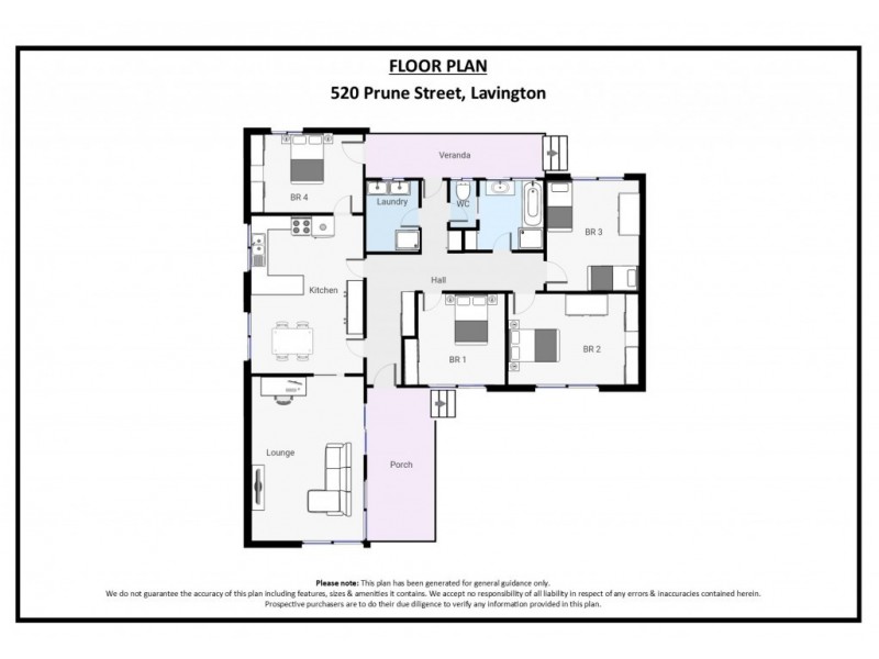 520 Prune St, Lavington NSW 2641 Floorplan