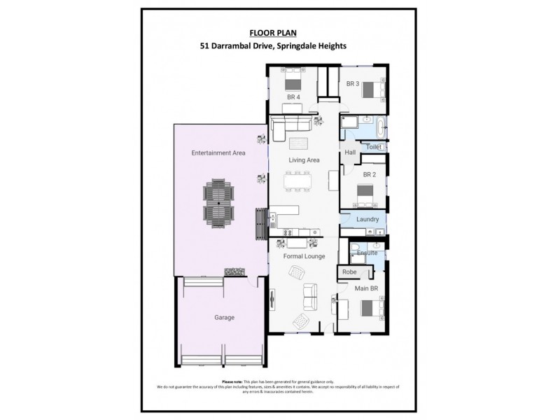 51 Darrambal Drive, Springdale Heights NSW 2641 Floorplan