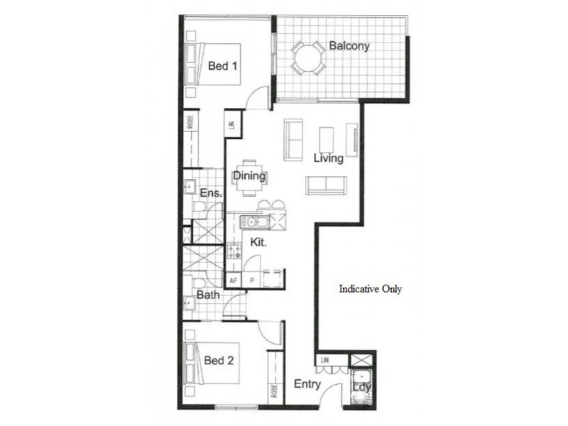South Brisbane QLD 4101 Floorplan