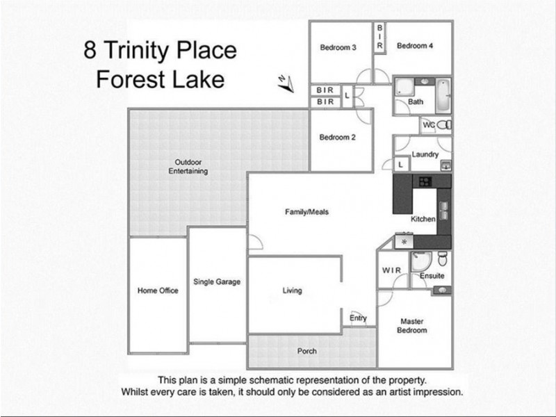 8 Trinity Close, Forest Lake QLD 4078 Floorplan