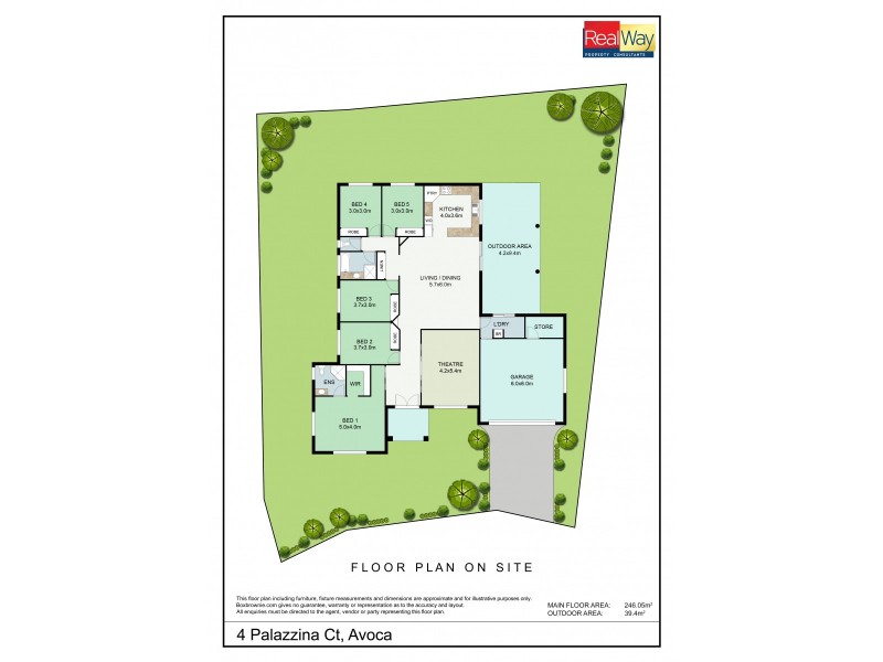 4 Palazzina Court, Avoca QLD 4670 Floorplan