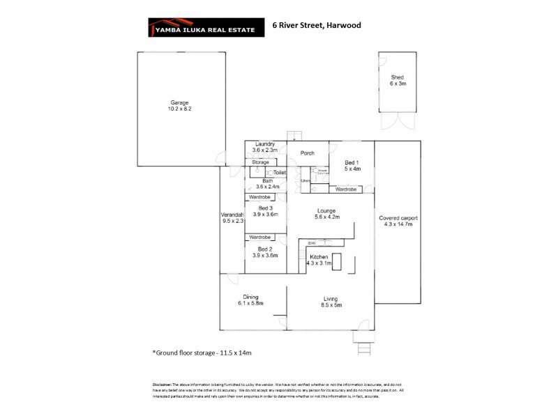 6 River Street, Harwood NSW 2465 Floorplan