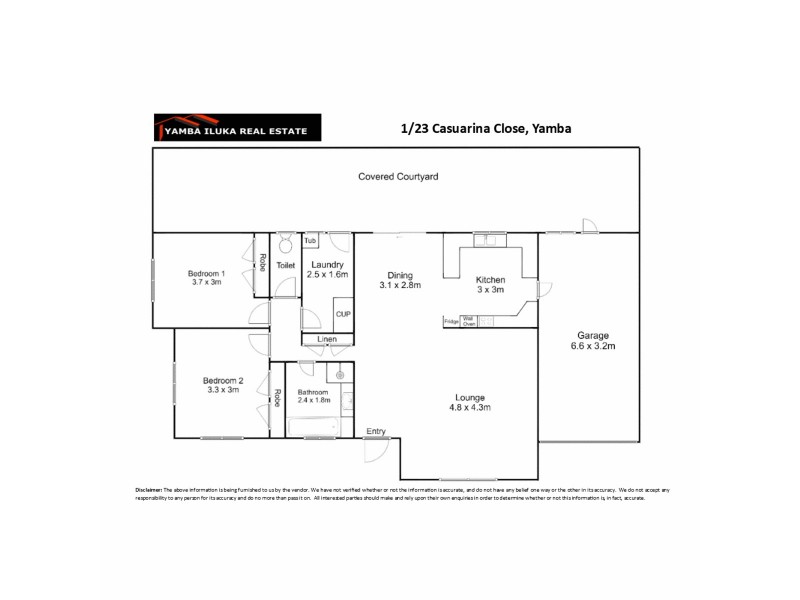 1/23 Casuarina Close, Yamba NSW 2464 Floorplan