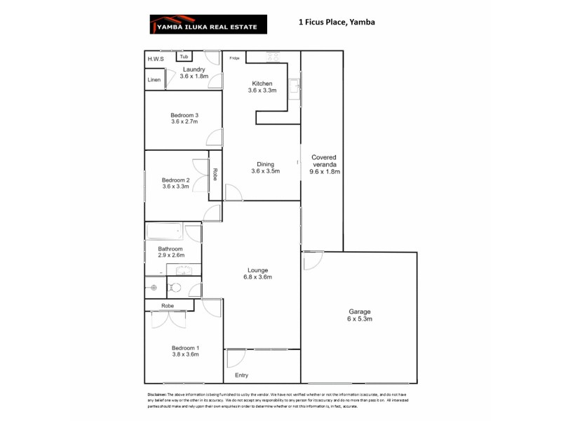 1 Ficus Close, Yamba NSW 2464 Floorplan