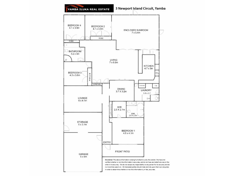 3 Newport Island Circuit, Yamba NSW 2464 Floorplan