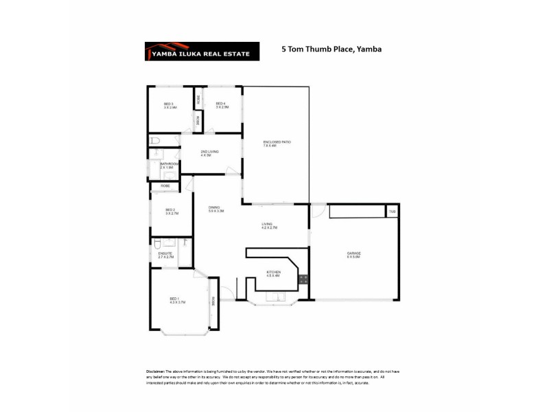 5 Tom Thumb Place, Yamba NSW 2464 Floorplan