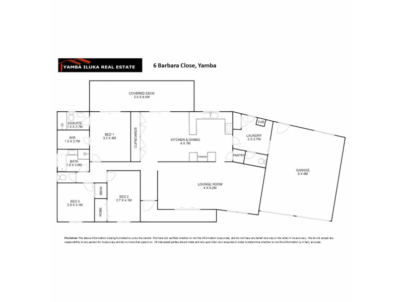 6 Barbara Close, Yamba NSW 2464 Floorplan