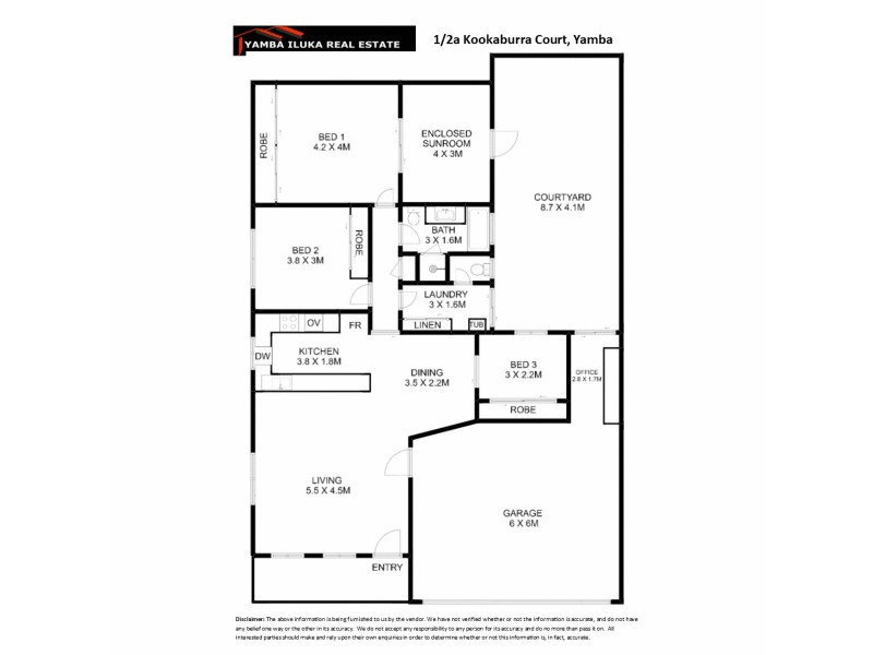 1/2a Kookaburra, Yamba NSW 2464 Floorplan