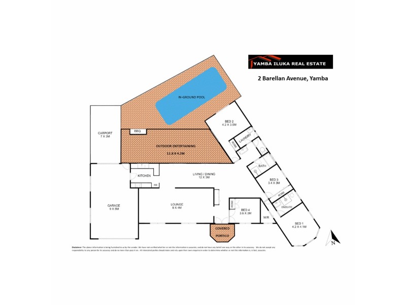 2 Barellan Avenue, Yamba NSW 2464 Floorplan