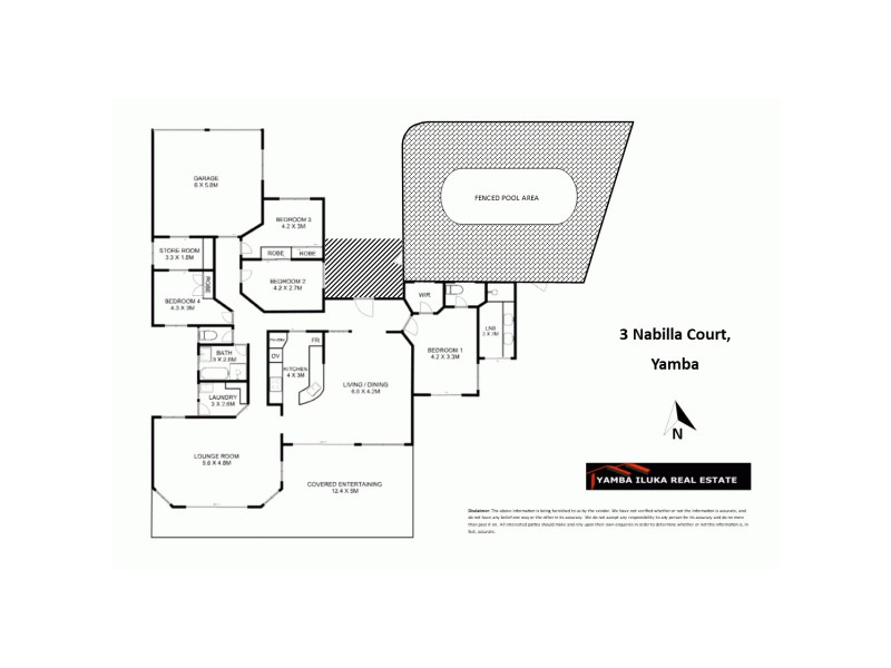3 Nabilla Court, Yamba NSW 2464 Floorplan