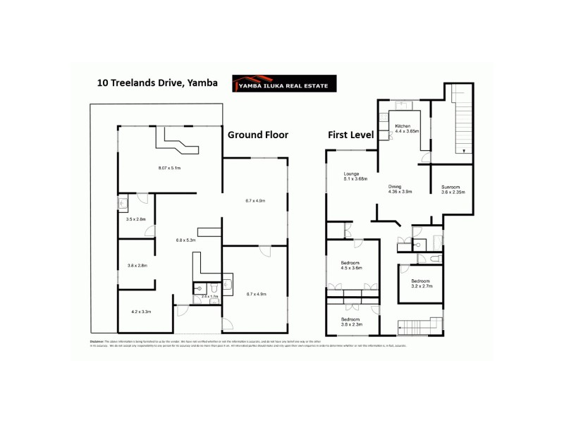 10 Treelands Drive, Yamba NSW 2464 Floorplan