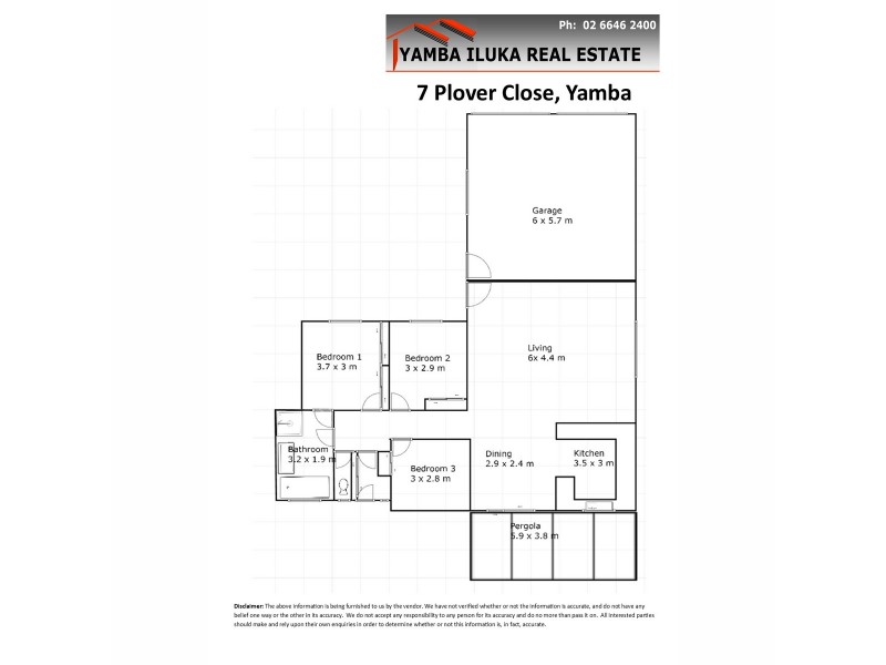 7 Plover Close, Yamba NSW 2464 Floorplan