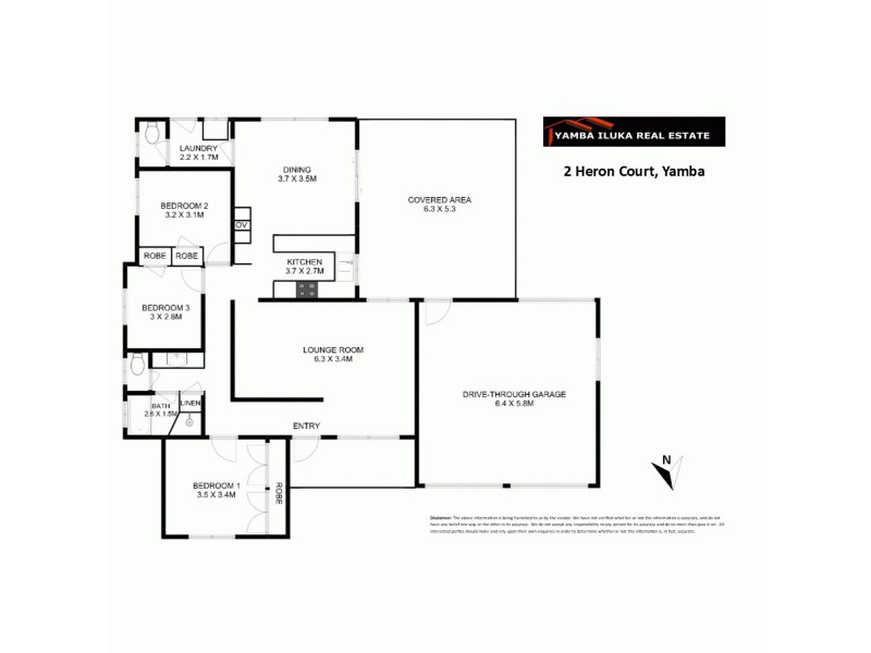 2 Heron Court, Yamba NSW 2464 Floorplan