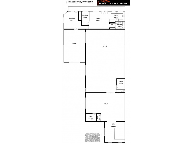 1 Ironbark Drive, Townsend NSW 2463 Floorplan