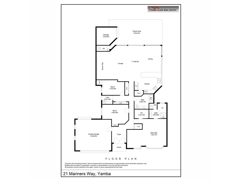 21 Mariners Way, Yamba NSW 2464 Floorplan