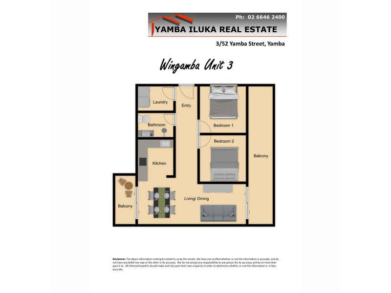 3/52 Yamba Street, Yamba NSW 2464 Floorplan