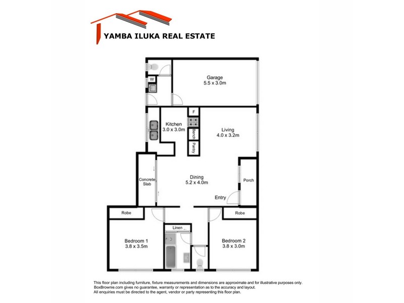 1/26 Melaleuca Drive, Yamba NSW 2464 Floorplan