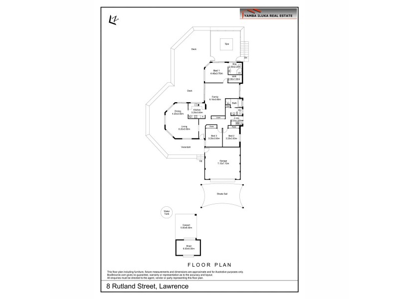 8 Rutland Street, Lawrence NSW 2460 Floorplan