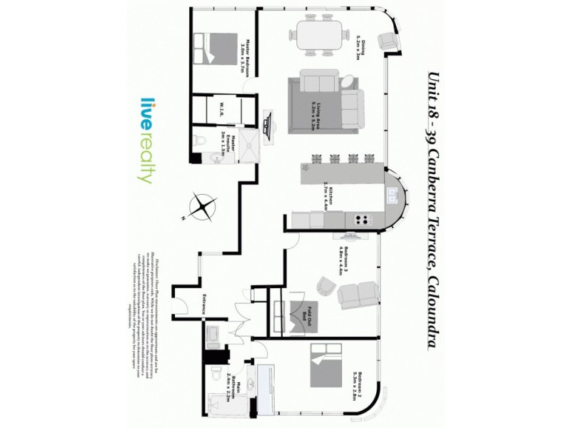 U18 CIRRUS 39 CANBERRA TERRACE, Kings Beach QLD 4551 Floorplan
