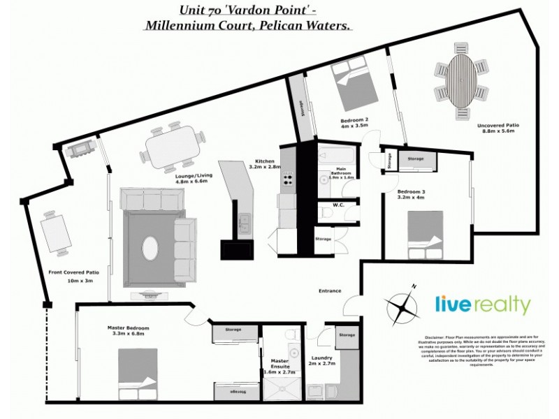 70/1 Millennium Circuit, Pelican Waters QLD 4551 Floorplan