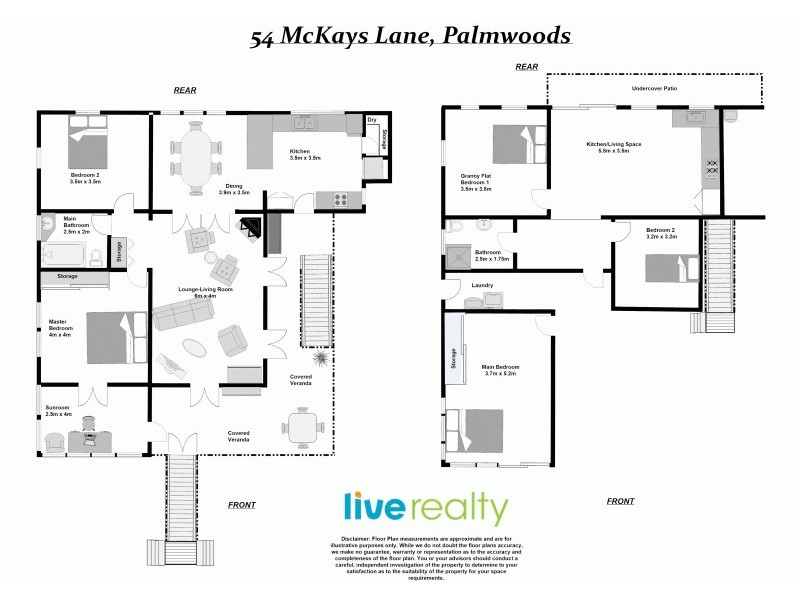 54 McKays Lane, Palmwoods QLD 4555 Floorplan
