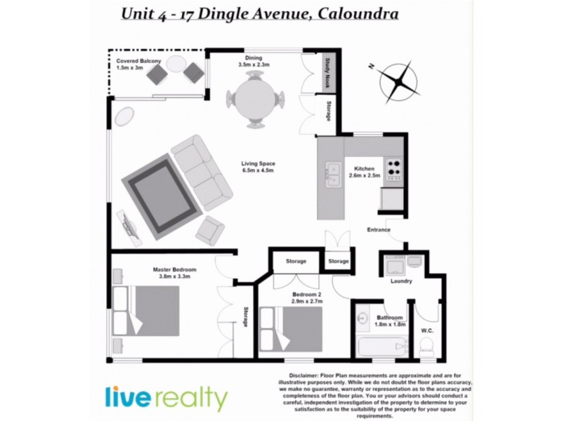 4/17 Dingle Avenue, Kings Beach QLD 4551 Floorplan