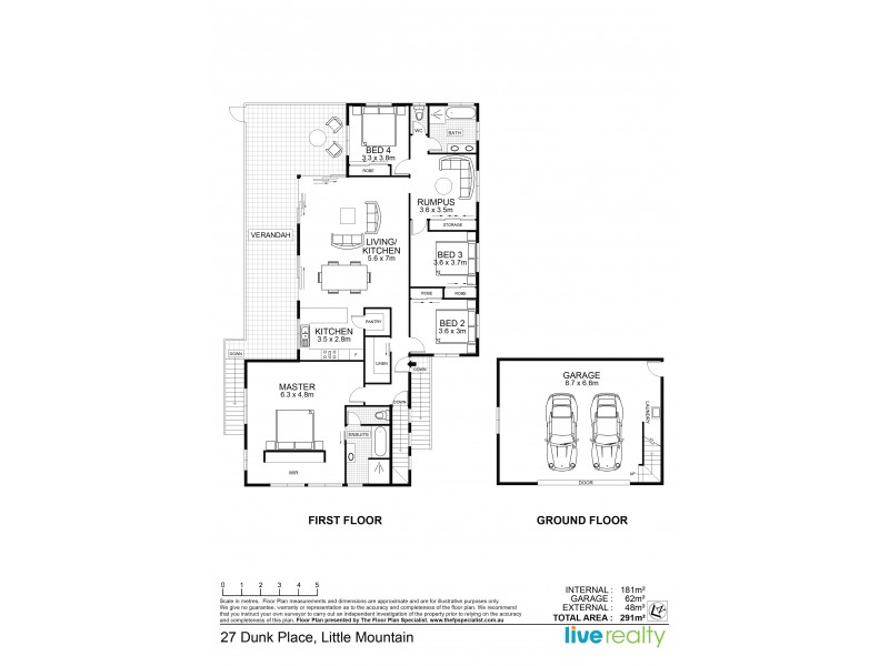 27 Dunk Place, Little Mountain QLD 4551 Floorplan