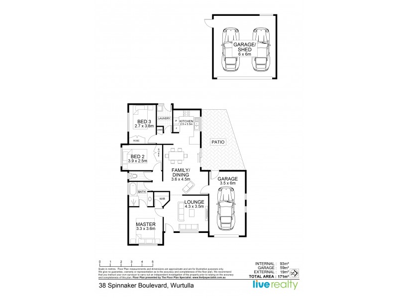 38 Spinnaker Boulevard, Wurtulla QLD 4575 Floorplan