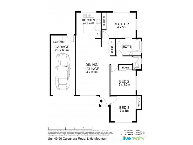 Unit 49/90 Caloundra Road, Little Mountain QLD 4551 Floorplan
