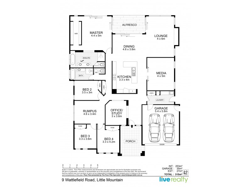 9 Wattlefield Road, Little Mountain QLD 4551 Floorplan