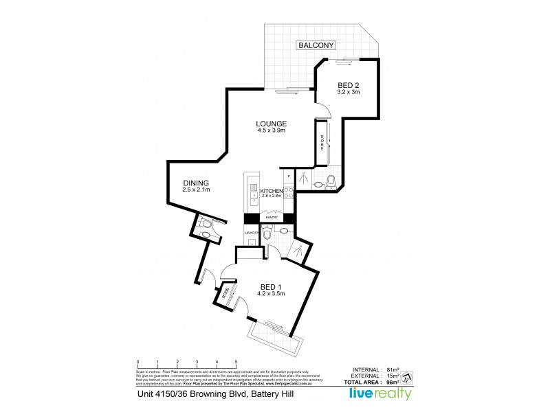 4150/36 Browning Boulevard, Battery Hill QLD 4551 Floorplan