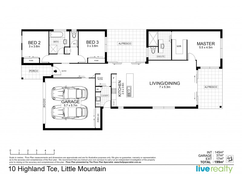 10 Highland Terrace, Little Mountain QLD 4551 Floorplan