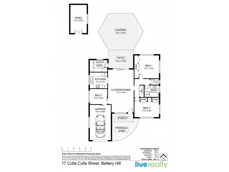 17 Culla Culla Street, Battery Hill QLD 4551 Floorplan