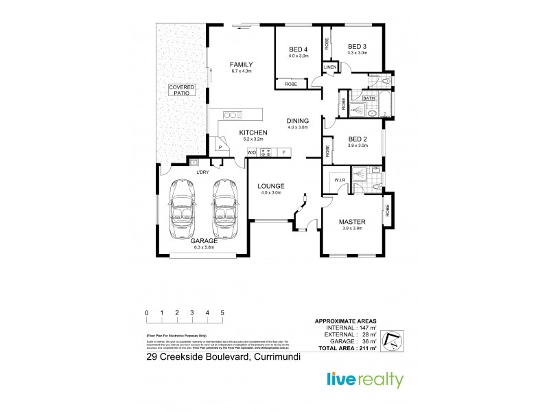 29 Creekside Boulevard, Currimundi QLD 4551 Floorplan