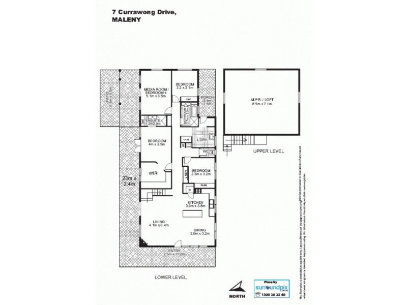 7 Currawong Drive, Maleny QLD 4552 Floorplan