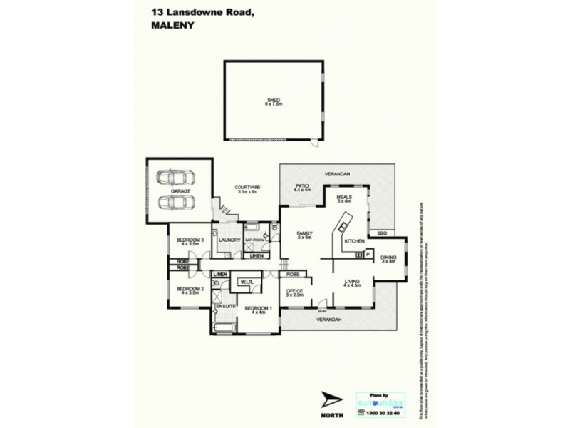 13 Lansdowne Rise, Maleny QLD 4552 Floorplan