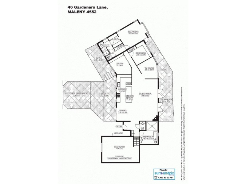 46 Gardners Lane, Maleny QLD 4552 Floorplan