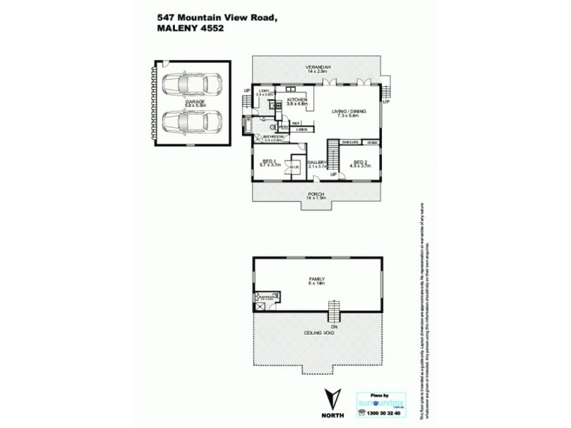 547 Mountain View Road, Maleny QLD 4552 Floorplan