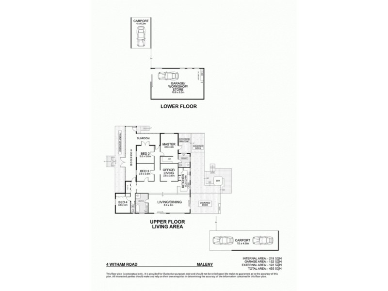 4 Witham Road, Maleny QLD 4552 Floorplan