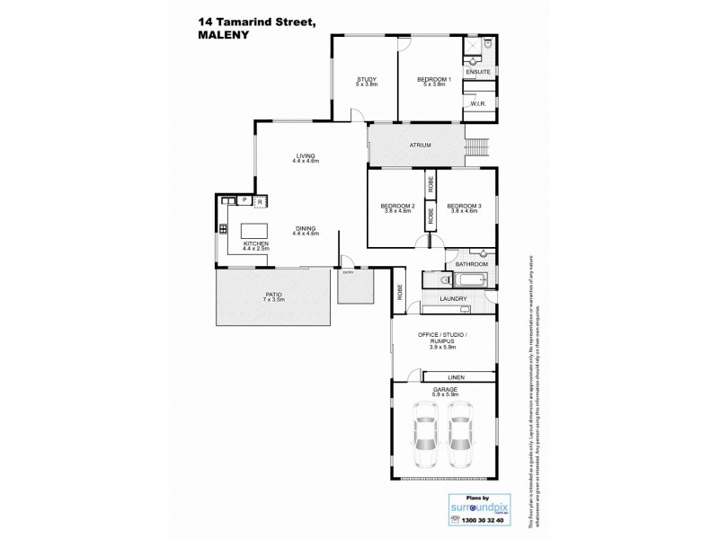 14 Tamarind Street, Maleny QLD 4552 Floorplan