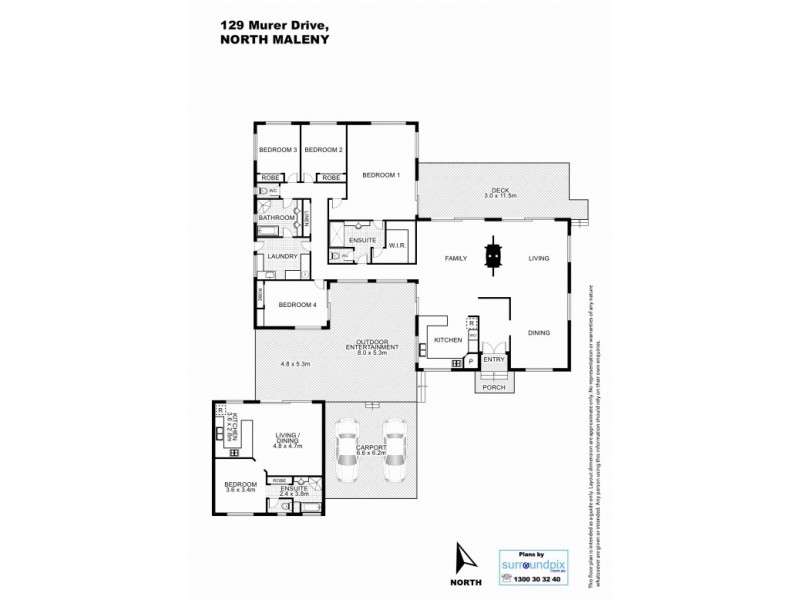 129 Murer Drive, Maleny QLD 4552 Floorplan