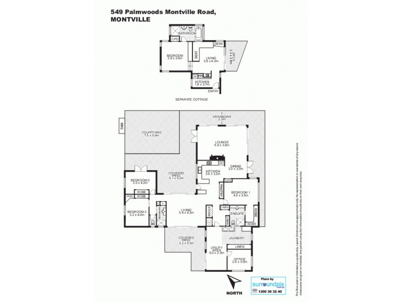 549 Palmwoods-Montville Road, Montville QLD 4560 Floorplan
