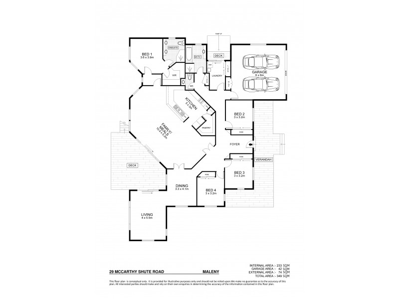 29 McCarthy Shute Road, Maleny QLD 4552 Floorplan