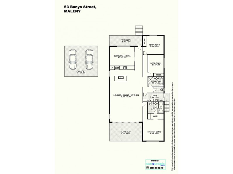 53 Bunya Street, Maleny QLD 4552 Floorplan