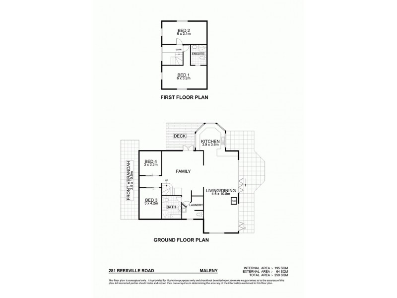 281 Reesville Road, Maleny QLD 4552 Floorplan