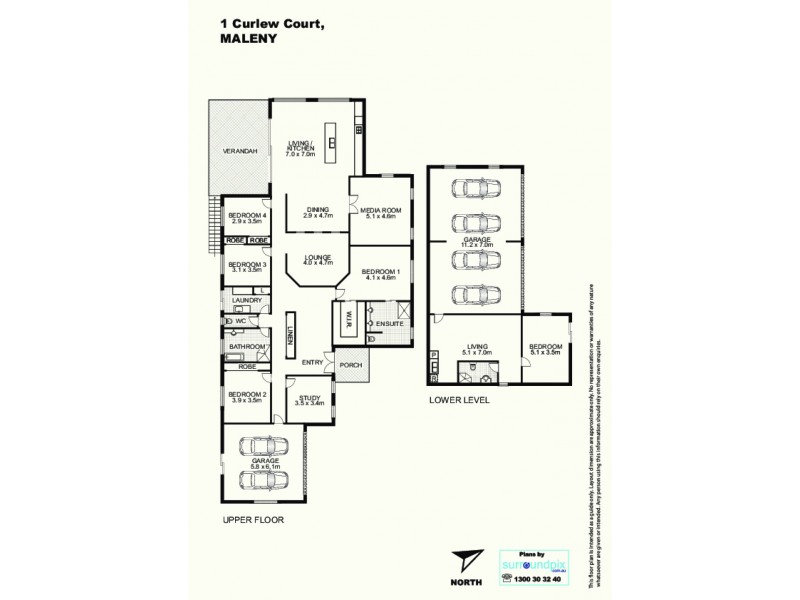 1 Curlew Court, Maleny QLD 4552 Floorplan
