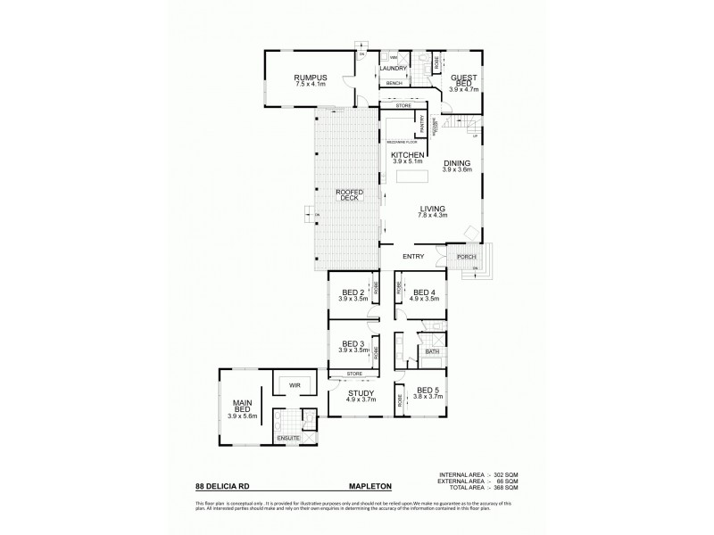 88 Delicia Road, Mapleton QLD 4560 Floorplan