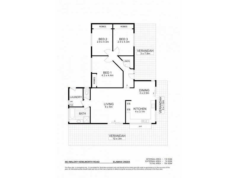 863 Maleny Kenilworth Road, Maleny QLD 4552 Floorplan