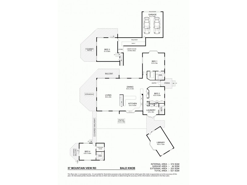 57 Mountain View Road, Maleny QLD 4552 Floorplan